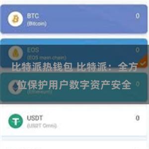 比特派热钱包 比特派：全方位保护用户数字资产安全