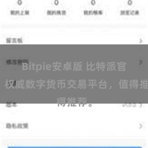 Bitpie安卓版 比特派官网，权威数字货币交易平台，值得推荐。
